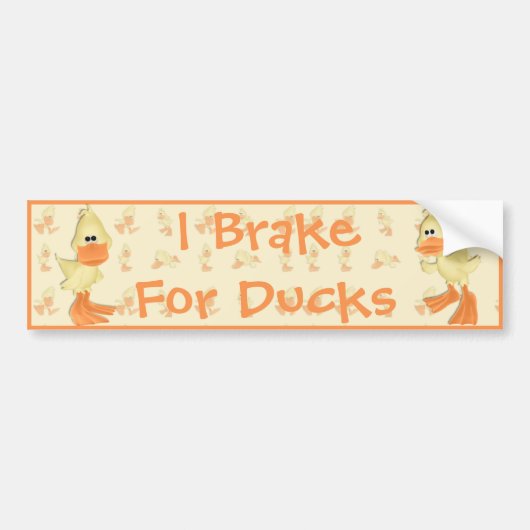 Duck Bumpersticker (Voorkant)