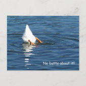 Duck Butt Humor Post Card Briefkaart (Voorkant)