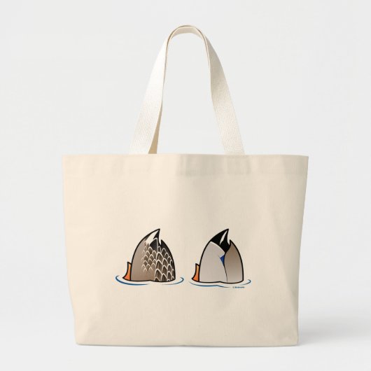 Duck Butts Grote Tote Bag (Voorkant)