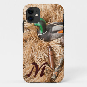 Duck Call Mallard Drake Hun Monogram IPHONE 5 Hoes