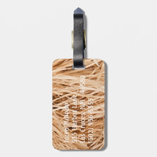 Duck Call Mallard Drake Hunter Bagagelabel (Achterkant verticaal)