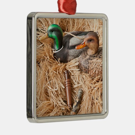 Duck Call Mallard Drake Hunters Ornament (Rechts)