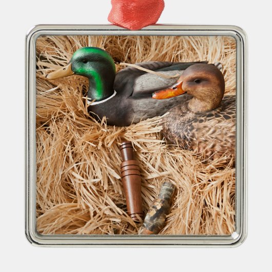 Duck Call Mallard Drake Hunters Ornament (Voorkant)