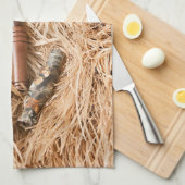 Duck Call Mallard Drake Hunting Kitchen Dish Towel Theedoek (Quarter Fold)