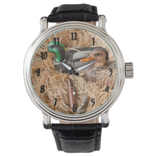 Duck Call Mallard Drake Jagers Quac Watch Horloge