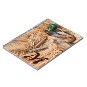 Duck Call Mallard Drake Monogram Initiaal Note Boo Notitieboek (Linkerzijde)
