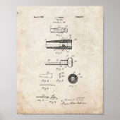 Duck Call Patent - Oude kijk Poster (Voorkant)