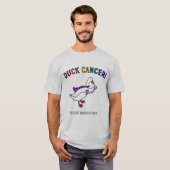 Duck Cancer Gray T-shirt (Voorkant volledig)