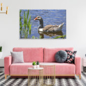 Duck Canvas Afdruk (Insitu (Woonkamer))