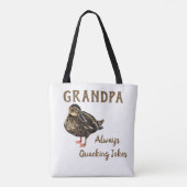 Duck Canvas tas (Achterkant)