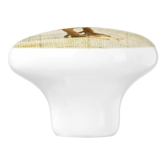 Duck Ceramic Knob. Keramische Knop (Zijkant)