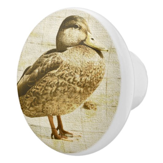 Duck Ceramic Knob. Keramische Knop (Rechts)