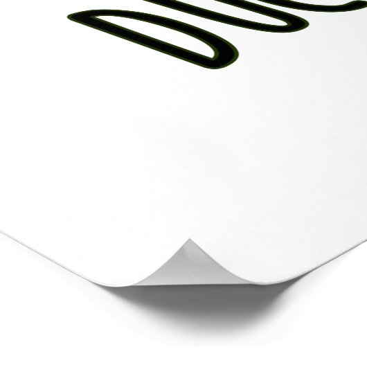 Duck Chocolate Funny Dark Chocolate Pun Poster (Hoek)