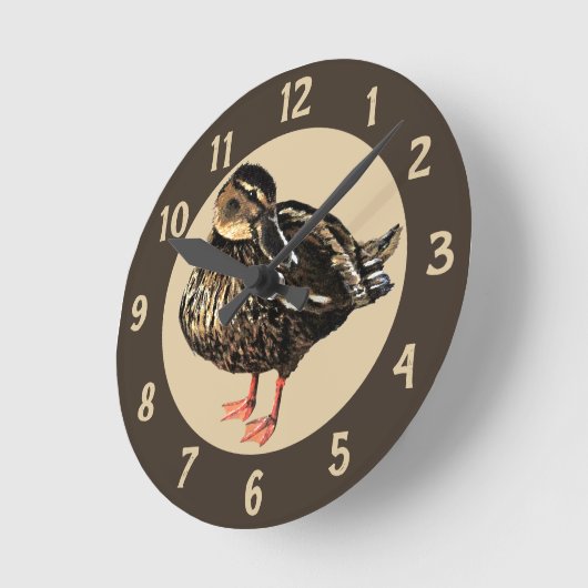 Duck Clock Ronde Klok (Hoek)