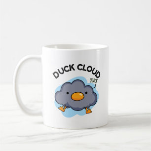Duck Cloud Funny Weather Pun Koffiemok