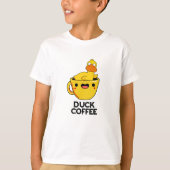 Duck Coffee Funny Drink Pun T-shirt (Voorkant)