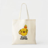 Duck Coffee Funny Drink Pun Tote Bag (Voorkant)