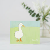 Duck Cool Hallo Briefkaart (Staand voorkant)