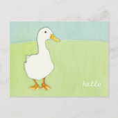Duck Cool Hallo Briefkaart (Voorkant)