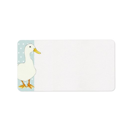 Duck Cool stippen adreslabel Etiket (Voorkant)