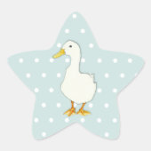 Duck Cool stippen Star Sticker (Voorkant)