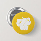 Duck Couple Ronde Button 5,7 Cm (Voorkant /achterkant)