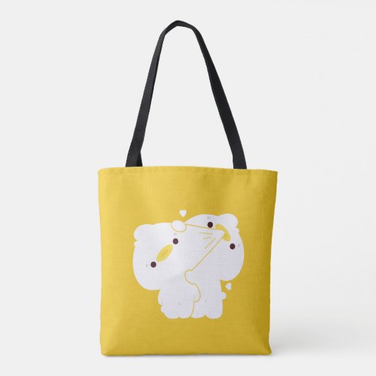 Duck Couple Tote Bag (Achterkant)