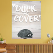 Duck & Cover Canvas Afdruk (Insitu (Woonkamer))