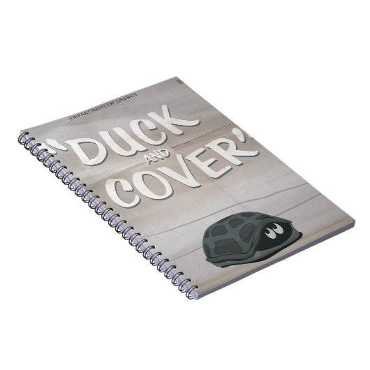 Duck & Cover Notitieboek (Rechterzijde)