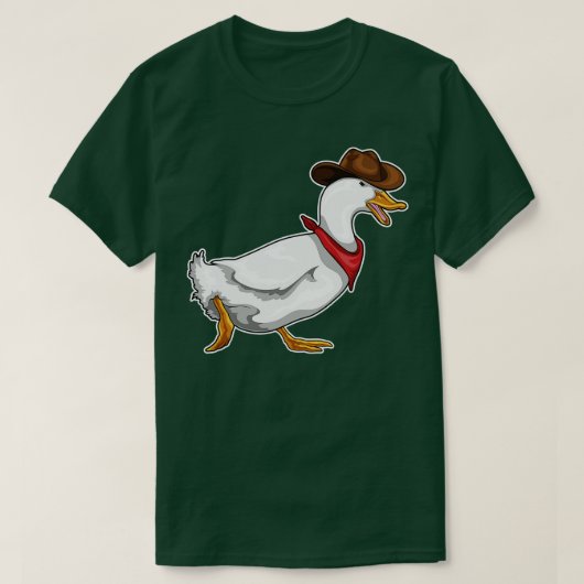 Duck Cowboy pet T-shirt (Design voorkant)