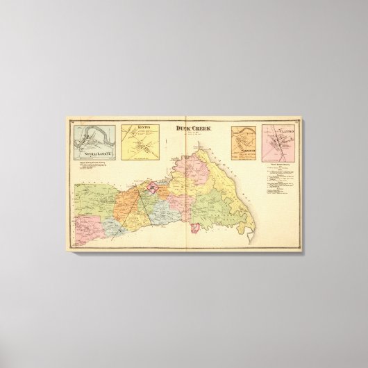Duck Creek Canvas Afdruk (Voorkant)