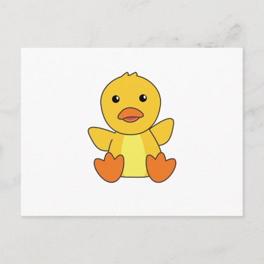 Duck Cute Ducks Ducklings Baby Bird Briefkaart (Voorkant)