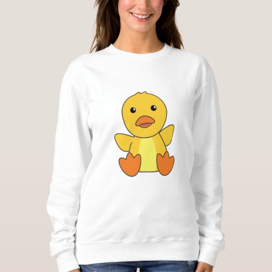 Duck Cute Ducks Ducklings Baby Bird Trui (Voorkant)