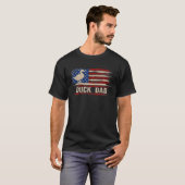  Duck Dad American USA Flag Farming/Farmer T-shirt (Voorkant volledig)