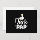 Duck Dad Funny Water Ducklings Farmer Gifts Feestdagenkaart (Voorkant / Achterkant)