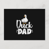 Duck Dad Funny Water Ducklings Farmer Gifts Feestdagenkaart (Voorkant)