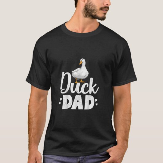 Duck Dad Funny Water Ducklings Farmer Gifts T-shirt (Voorkant)
