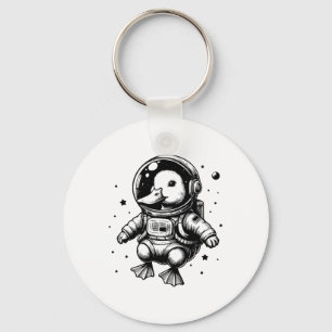 Duck Dad Mom Space - Astronaut Duck Sleutelhanger