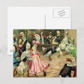 Duck Dancing in een Nightclub Briefkaart (Voorkant / Achterkant)