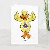 Duck Darts Bullseye Kaart (Achterkant)