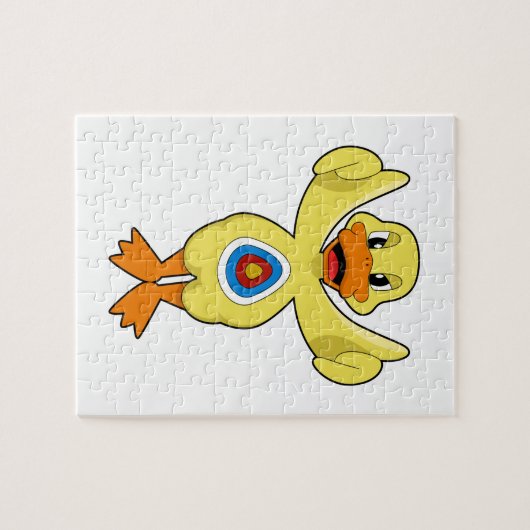 Duck Darts Bullseye Legpuzzel (Horizontaal)