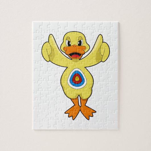 Duck Darts Bullseye Legpuzzel (Verticaal)