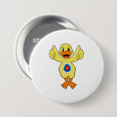 Duck Darts Bullseye Ronde Button 7,6 Cm (Voorkant /achterkant)