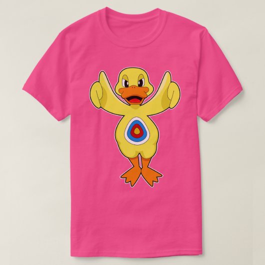 Duck Darts Bullseye T-shirt (Design voorkant)