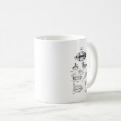  Duck Decoy Hunting gift Koffiemok (Voorkant rechts)