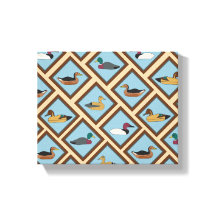  Duck Decoys ingelijst in Diamond Shapes