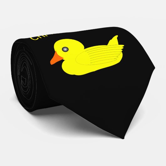 Duck Design gepersonaliseerd Stropdas (Opgerold)