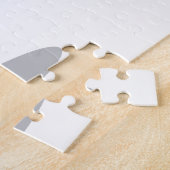 Duck die een snorkelmasker draagt | Achterkleur ki Legpuzzel (Zijkant)