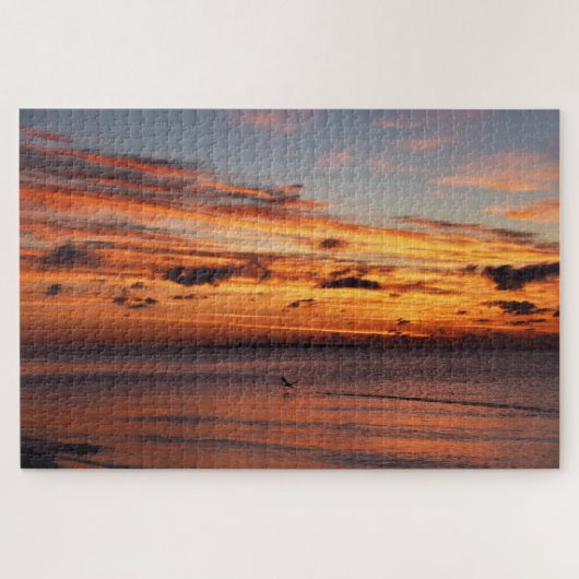Duck die op Sunrise, Dauphin Island, AL Legpuzzel (Horizontaal)