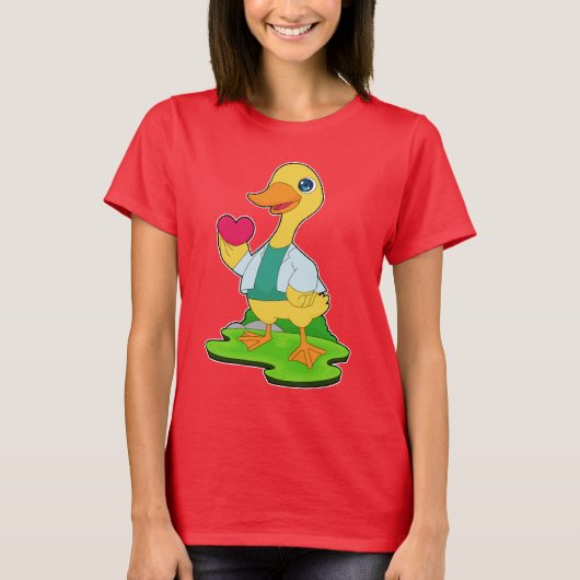 Duck Doctor Heart T-shirt (Voorkant)